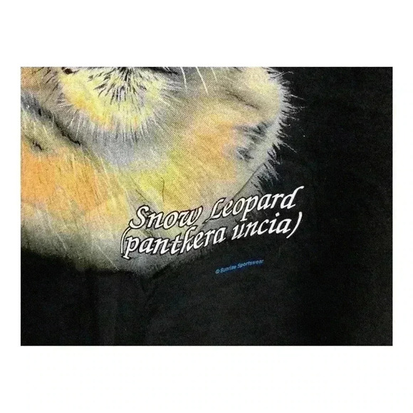 VTG 90s Snow Leopard Single Stitch Caribbean Dream Sunrise Sportswear XXL NEW - Picture 5 of 10